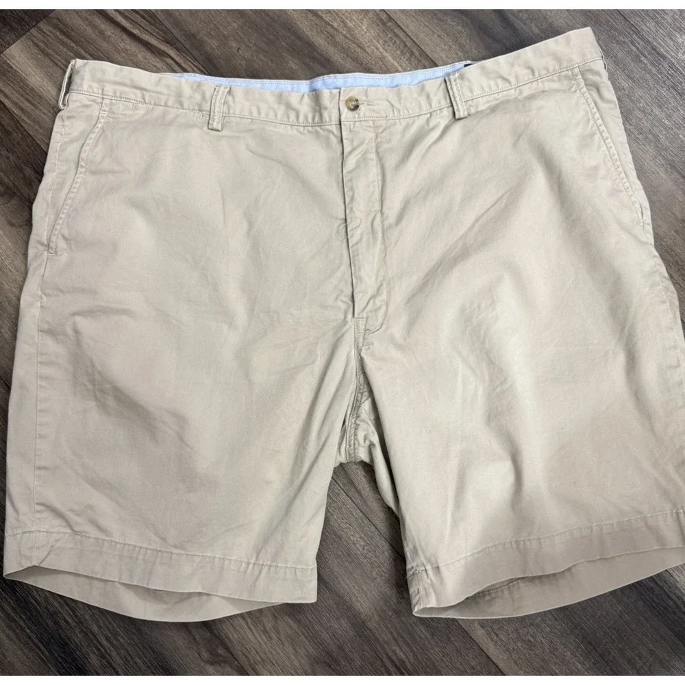 Polo Ralph Lauren The Polo Chino Shorts Mens 48B Khaki Stretch Classic Fit